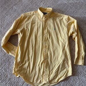 Ralph Lauren Yellow Casual Button Down Shirt
